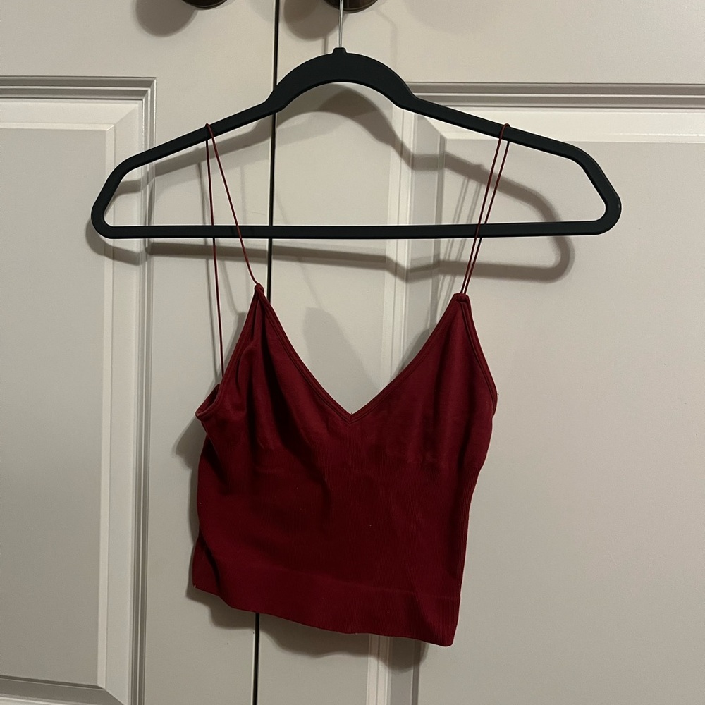 Red Crop Top